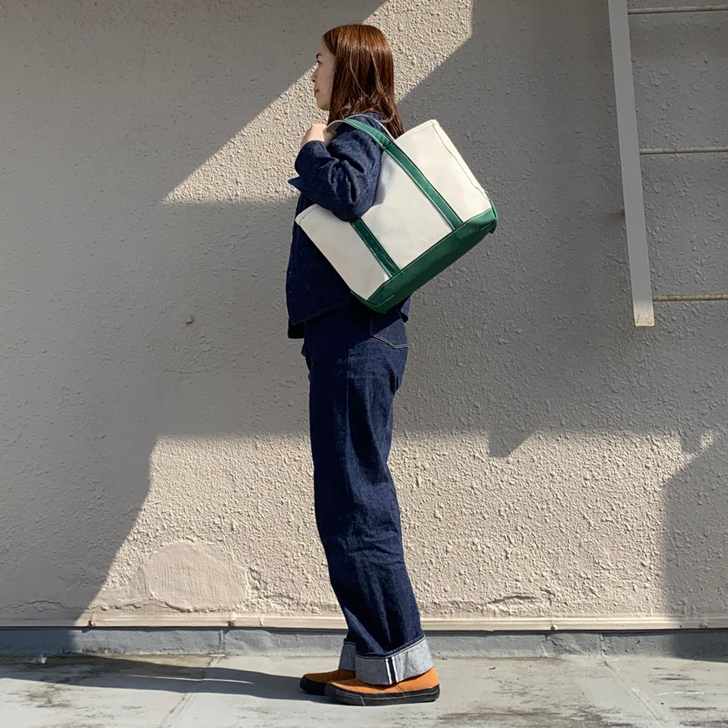 L.L.Bean : Boat & Tote Bag-Open Top(Medium) (Dark Green)