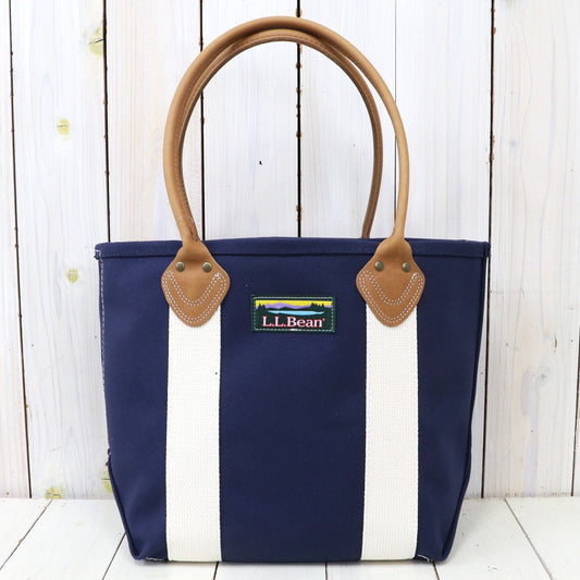L.L.Bean『Leather Handle Katahdin Boat and Tote Bag』(Blue/Natural)