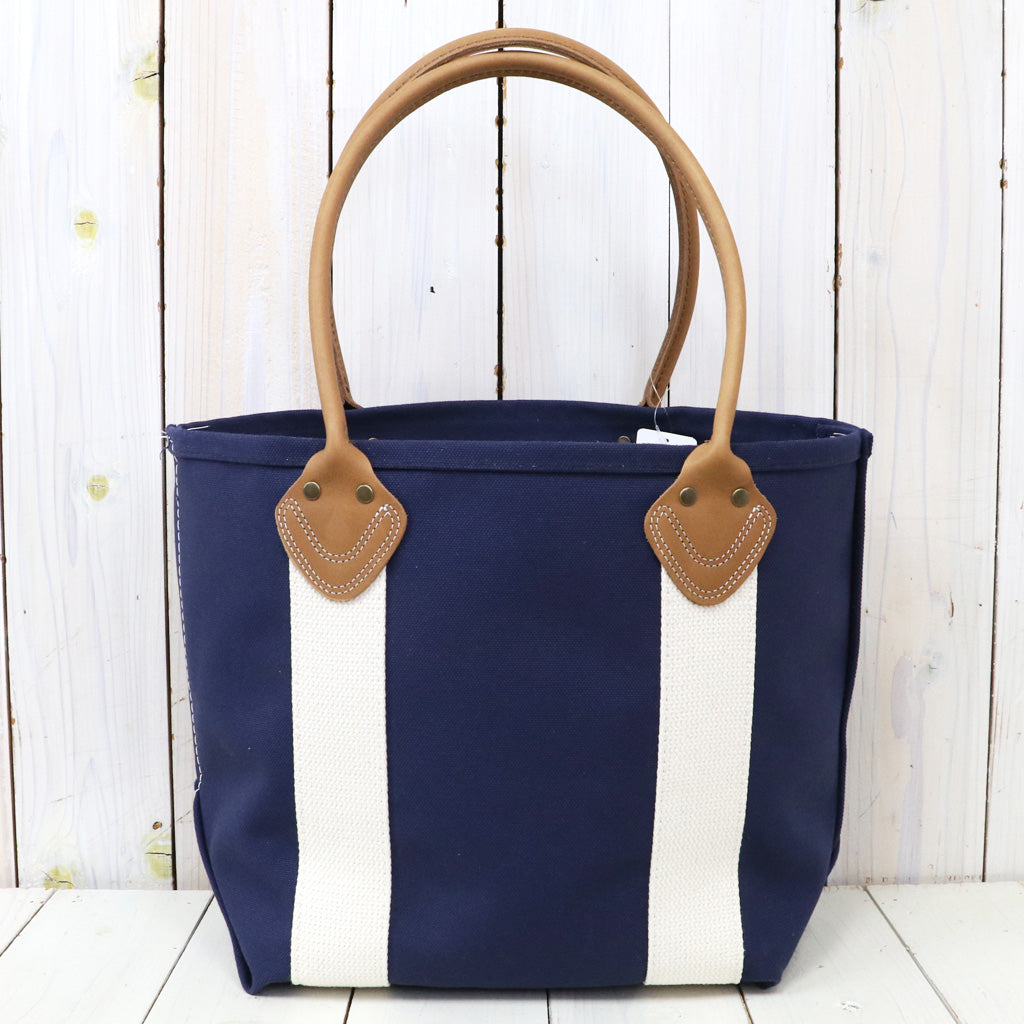 L.L.Bean『Leather Handle Katahdin Boat and Tote Bag』(Blue/Natural)