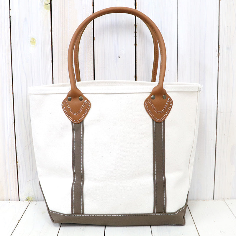 L.L.Bean『Leather Handle Katahdin Boat and Tote Bag』(Natural/Fossil Brown)