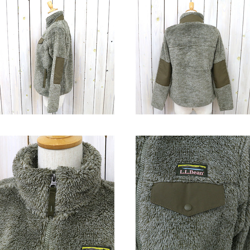 L.L.Bean『Hi-Pile Fleece Full-Zip Jacket』(Eucalyptus/Dark Olive)