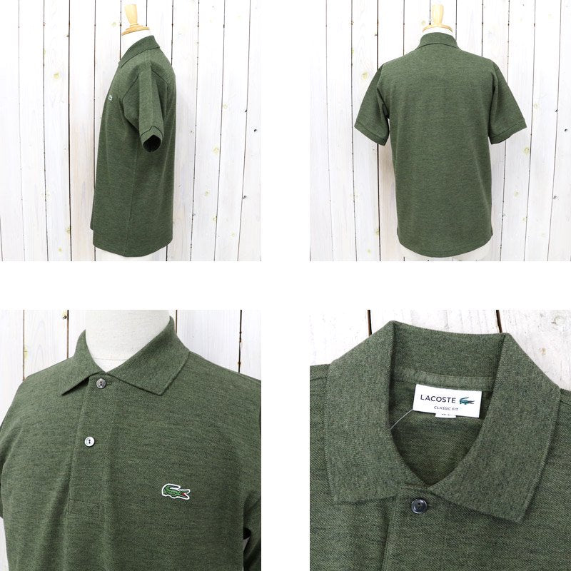 LACOSTE『ポロシャツ(杢・半袖)』(MINETIC HEATHER)