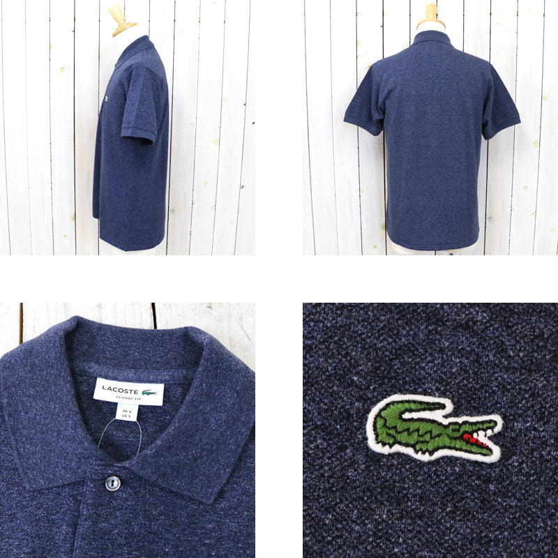 LACOSTE『ポロシャツ(杢・半袖)』(HEATHER NEBULA)
