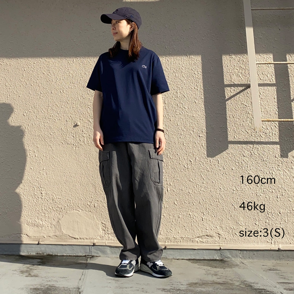 LACOSTE『クルーネックTシャツ』(NAVY BLUE)