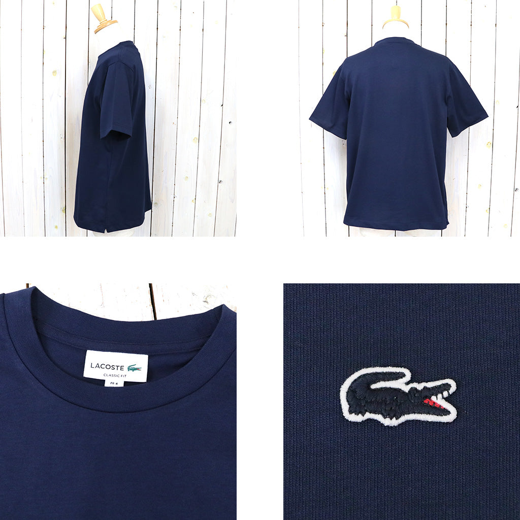 LACOSTE『クルーネックTシャツ』(NAVY BLUE)