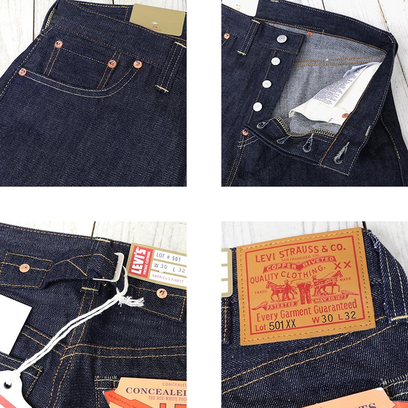 LEVI'S VINTAGE CLOTHING : 1937 501 JEANS (Rigid)