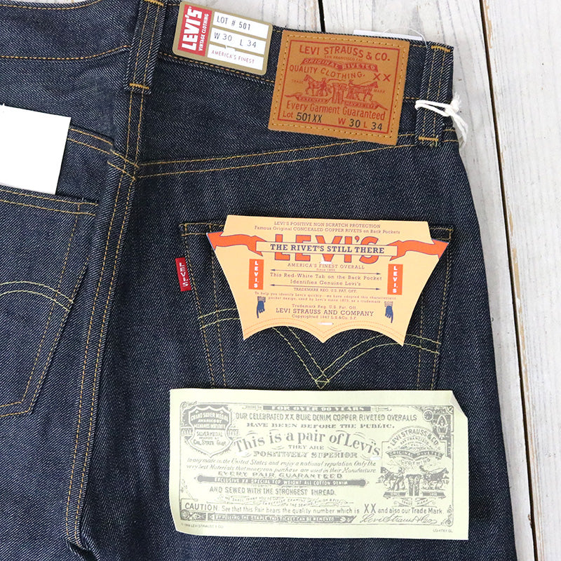 LEVI'S VINTAGE CLOTHING : 1947 501 JEANS (Rigid)