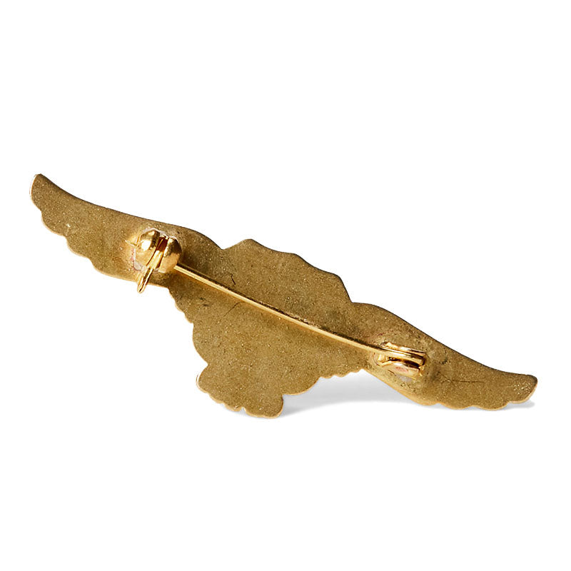 Double RL『WINGED-SHIELD ENAMELED PIN』