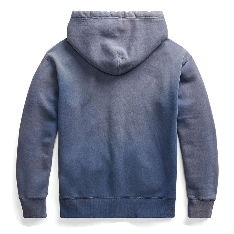 Double RL : FLEECE FULL-ZIP HOODIE (ERASMUS NAVY)