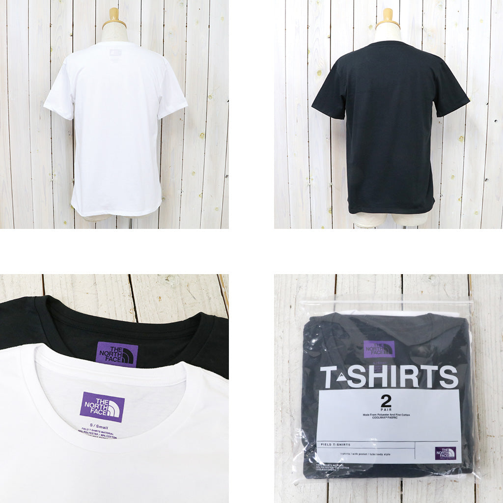 THE NORTH FACE PURPLE LABEL『Pack Field Tee』(White×Black)