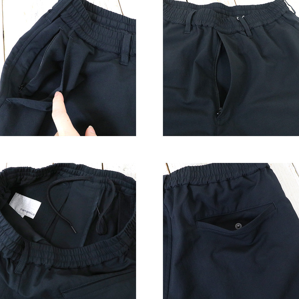 nanamica『ALPHADRY Wide Easy Pants』(Black)