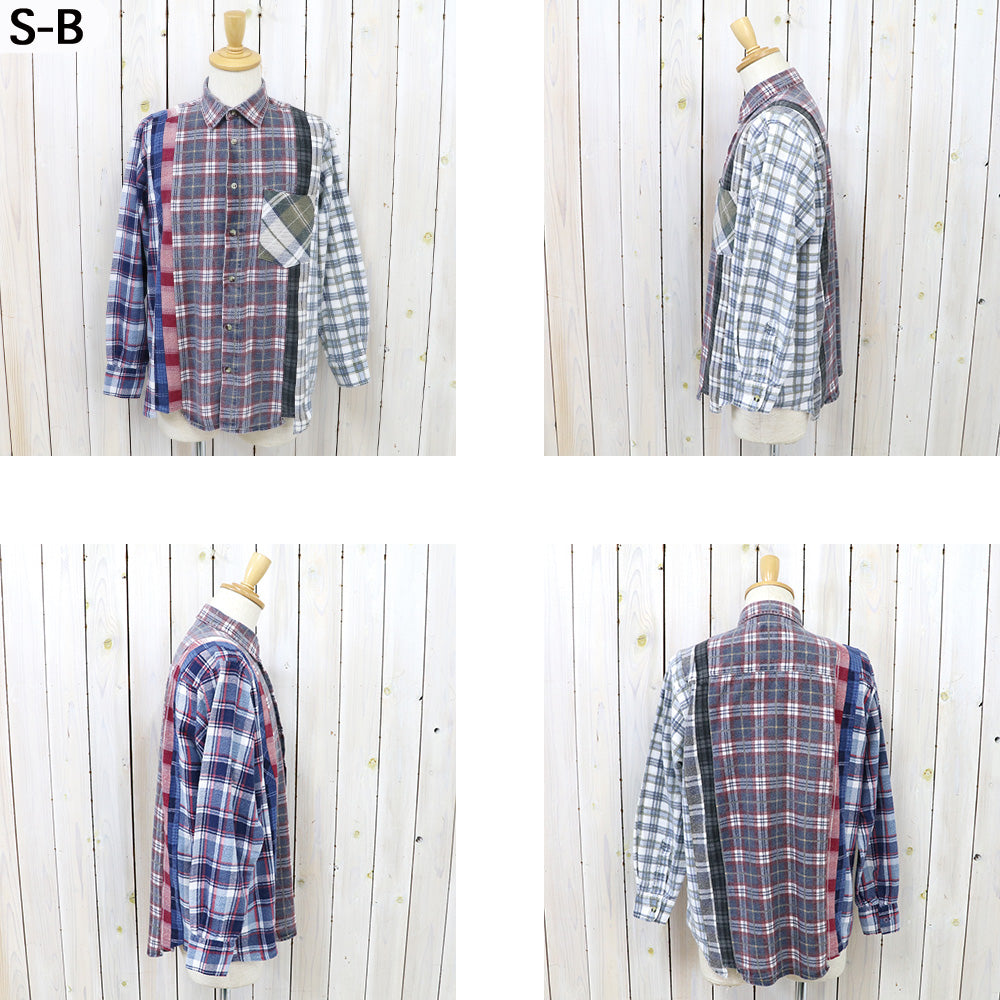 【SALE30%OFF】Rebuild by Needles『Flannel Shirt->7 Cuts Shirt』