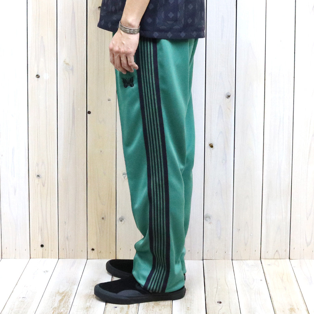 【SALE40%OFF】Needles『Narrow Track Pant-Poly Smooth』(Emerald)