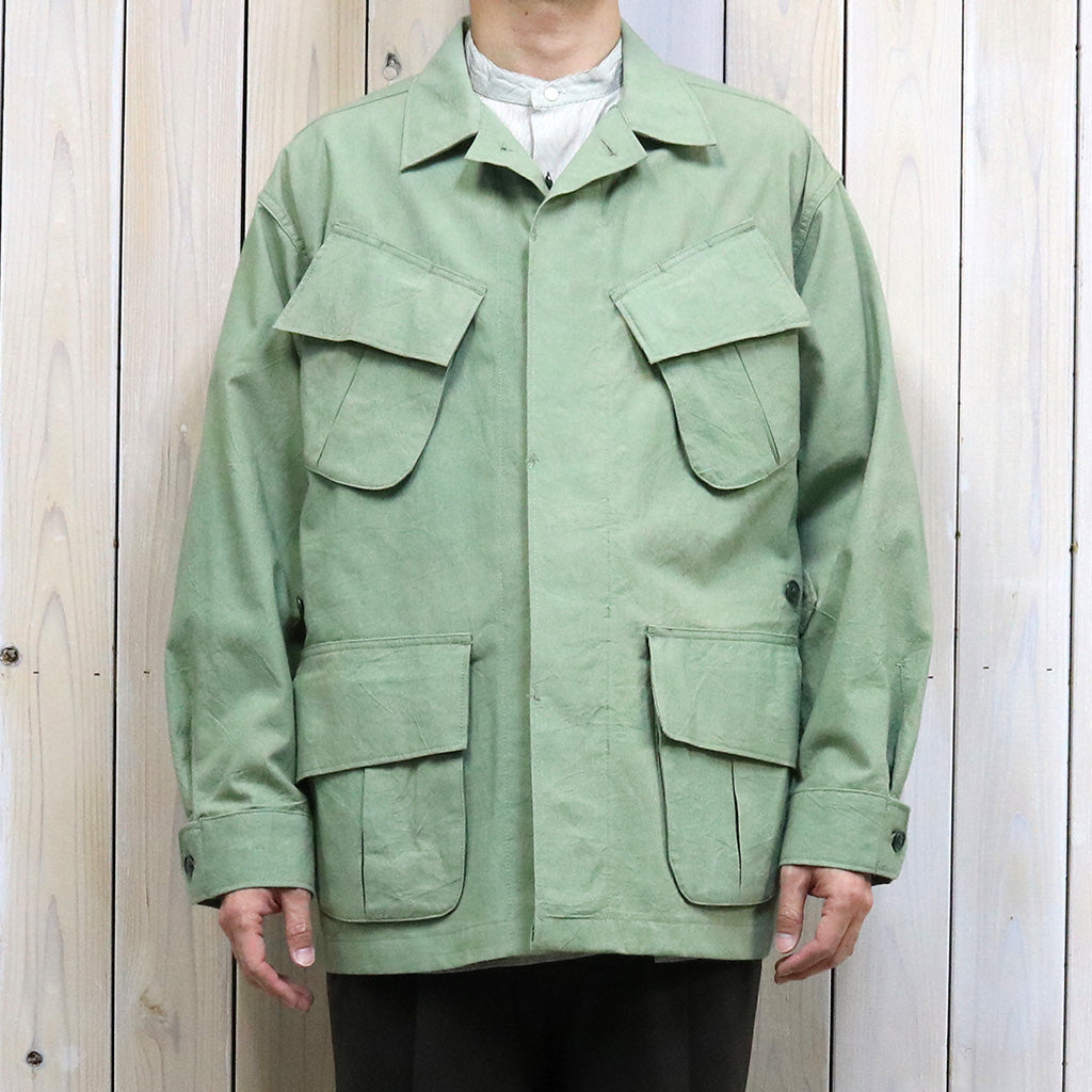 【SALE40%OFF】ENGINEERED GARMENTS『Jungle Fatigue Jacket-Cotton  Sheeting』(Olive)