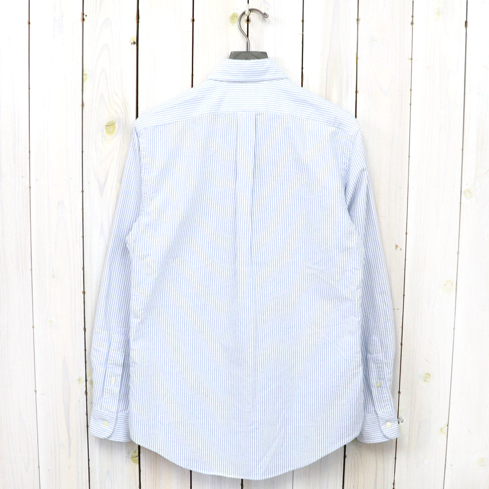 POLO RALPH LAUREN『カスタムフィット ストライプド オックスフォードシャツ』(BLUE)