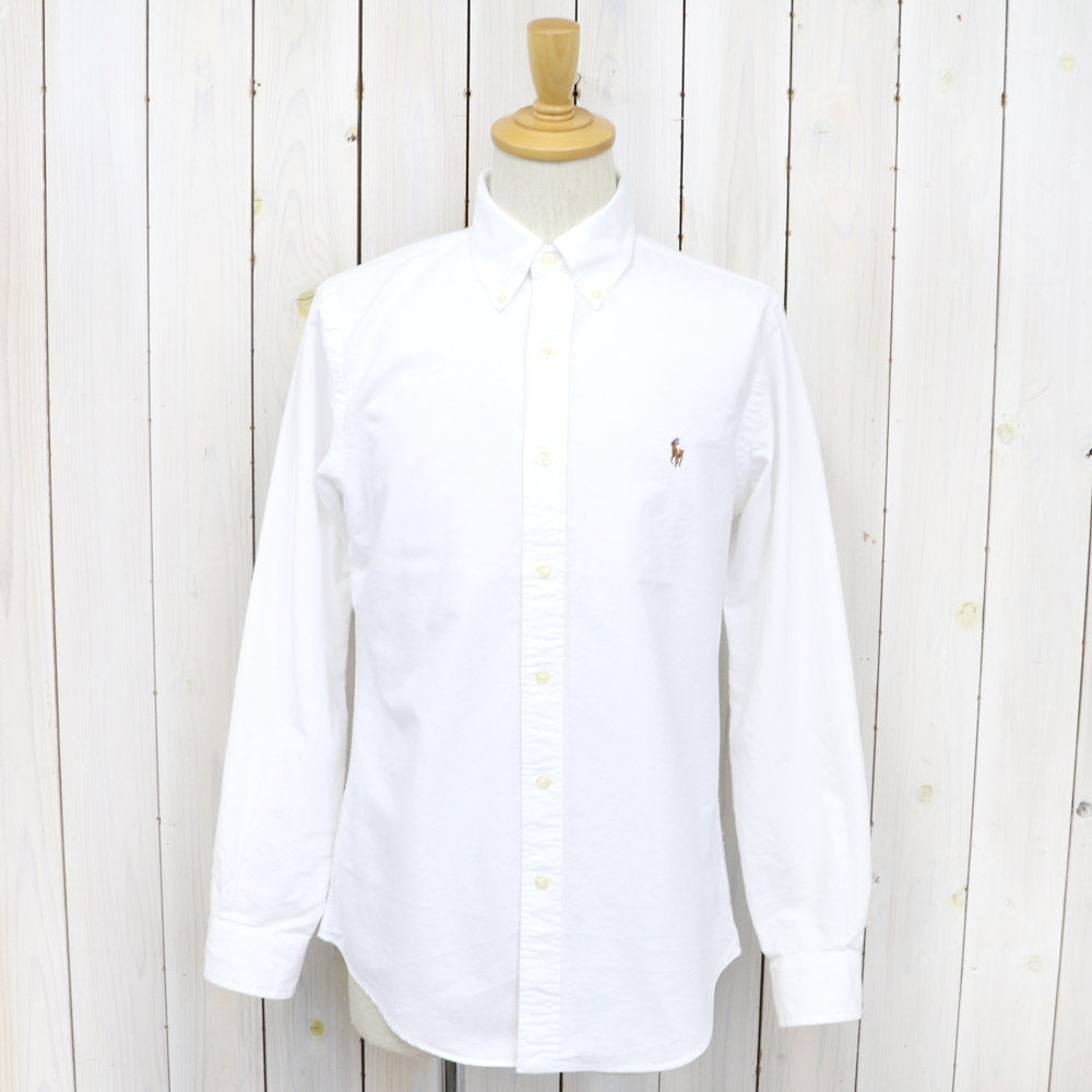 POLO RALPH LAUREN『カスタムフィット ボタンダウン オックスフォードシャツ』(WHITE)