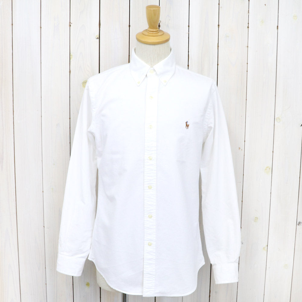 POLO RALPH LAUREN『カスタムフィット ボタンダウン オックスフォードシャツ』(WHITE)