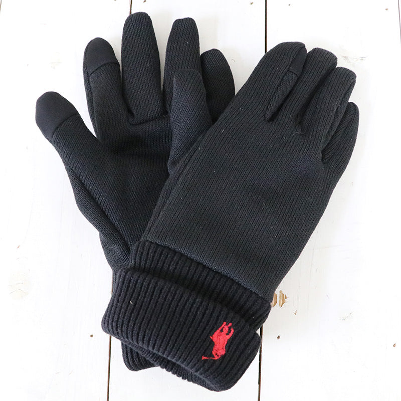 【SALE30%OFF】POLO RALPH LAUREN『HEAT TOUCH GLOVE』(Black)