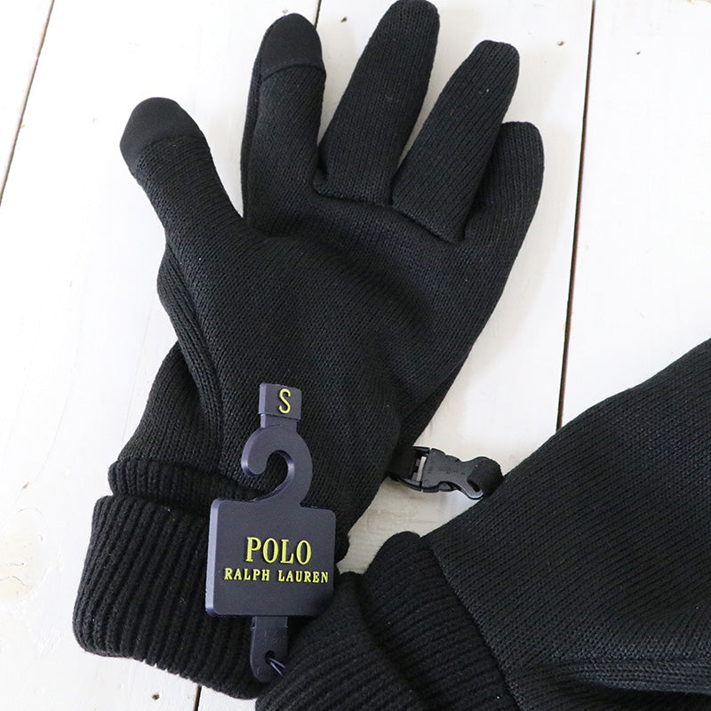 【SALE30%OFF】POLO RALPH LAUREN『HEAT TOUCH GLOVE』(Black)