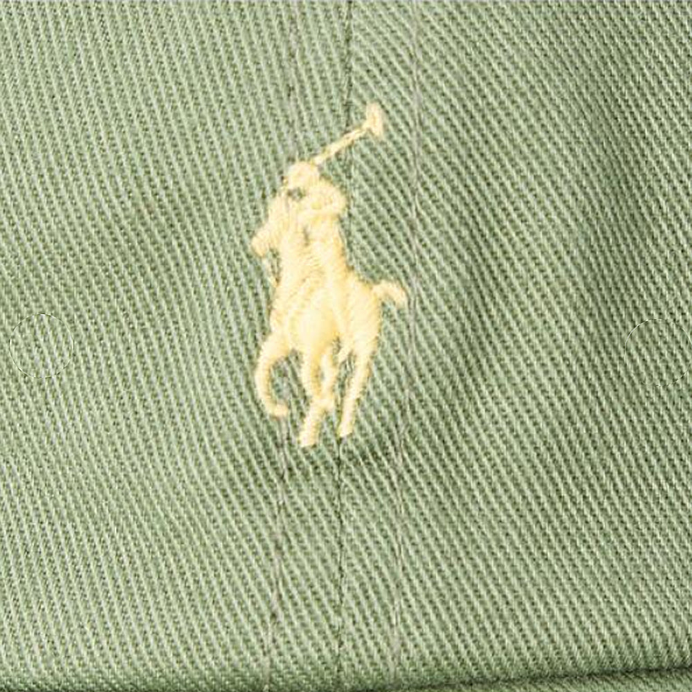 POLO RALPH LAUREN『コットン チノ ベースボール キャップ』(OLIVE)