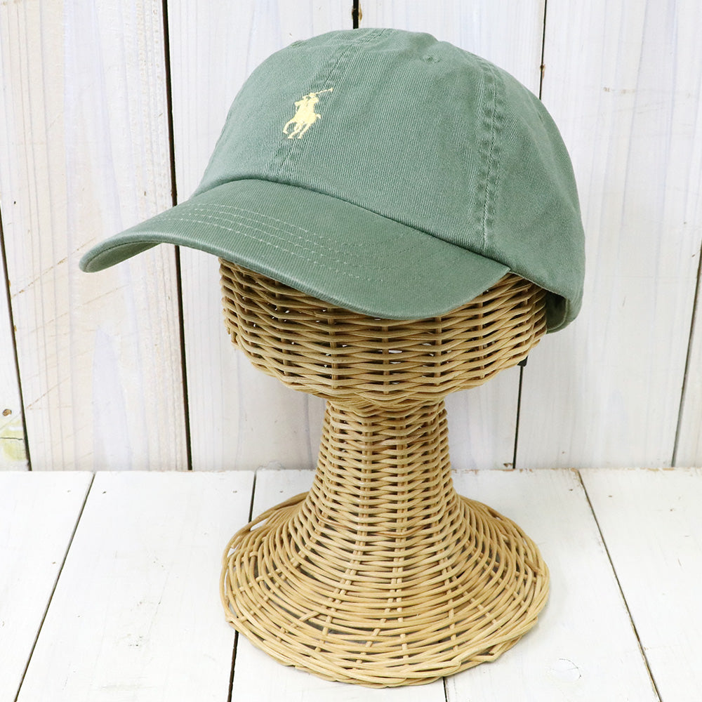 POLO RALPH LAUREN『コットン チノ ベースボール キャップ』(OLIVE)