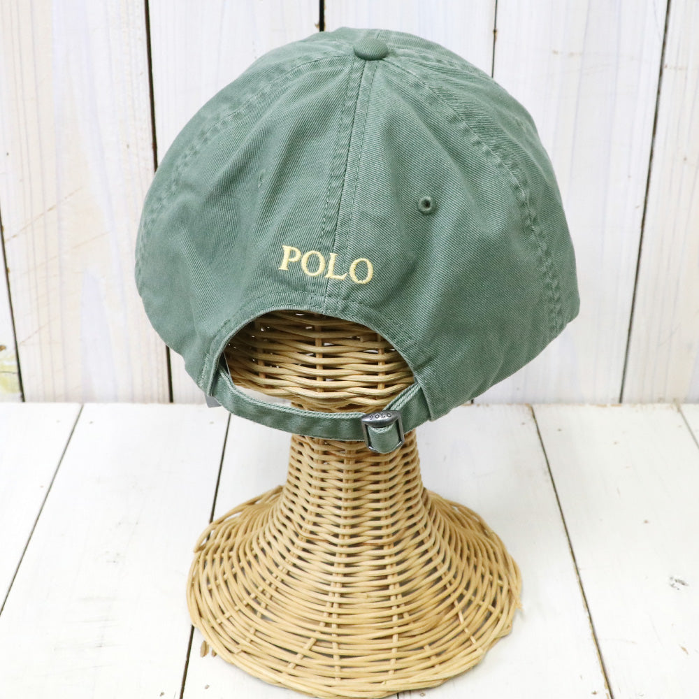 POLO RALPH LAUREN『コットン チノ ベースボール キャップ』(OLIVE)