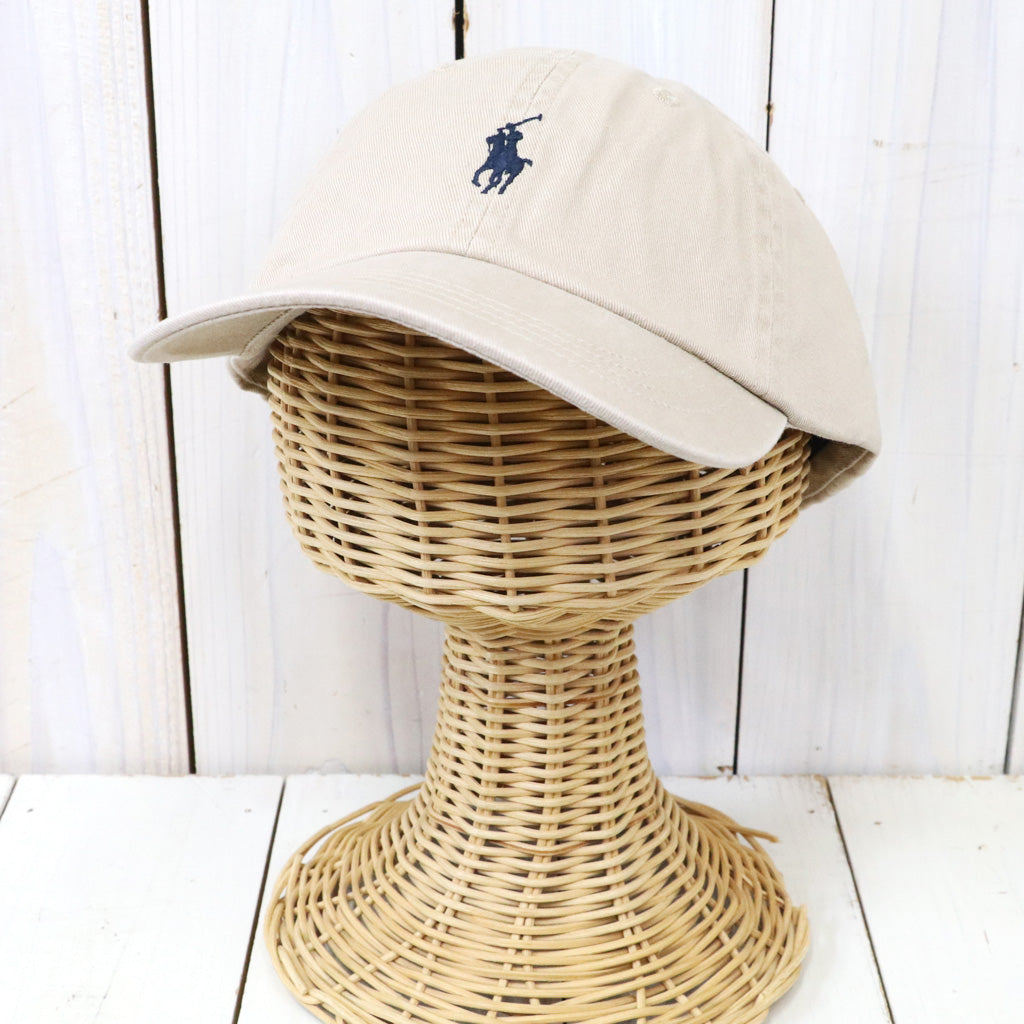 POLO RALPH LAUREN『コットン チノ ベースボール キャップ』(LUXURY TAN/NAVY)