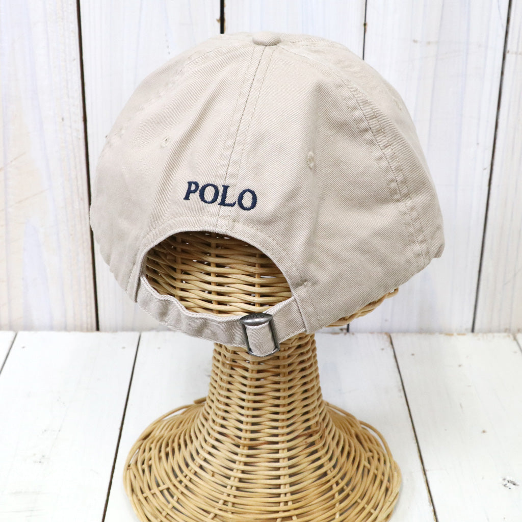 POLO RALPH LAUREN『コットン チノ ベースボール キャップ』(LUXURY TAN/NAVY)