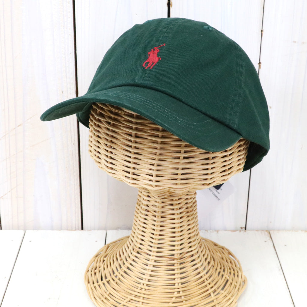 POLO RALPH LAUREN『コットン チノ ベースボール キャップ』(COLLEGE GREEN)