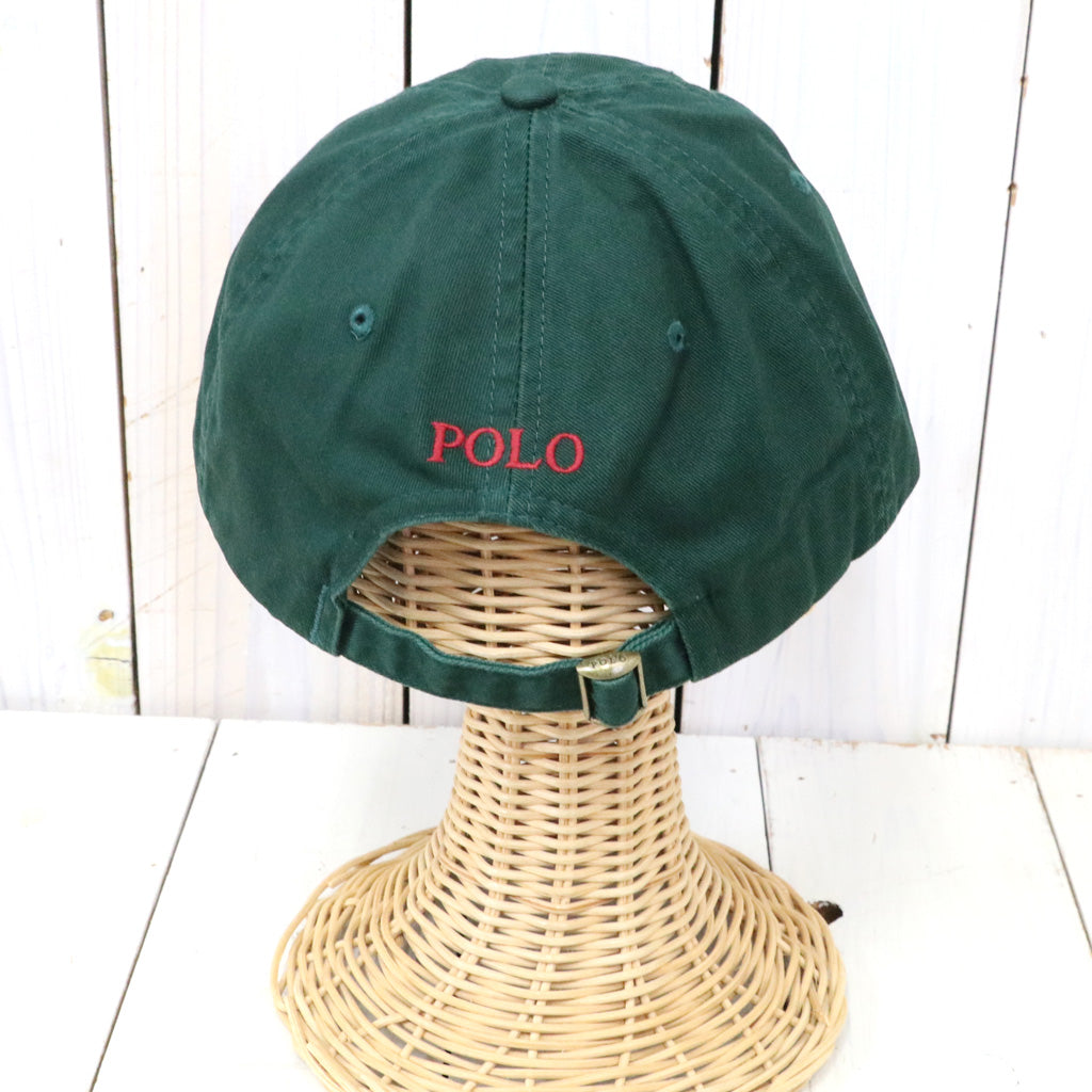 POLO RALPH LAUREN『コットン チノ ベースボール キャップ』(COLLEGE GREEN)
