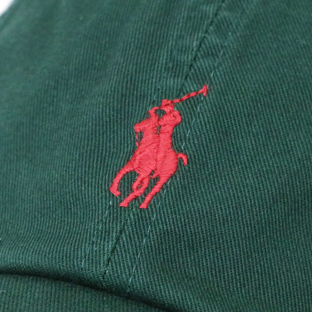 POLO RALPH LAUREN『コットン チノ ベースボール キャップ』(COLLEGE GREEN)