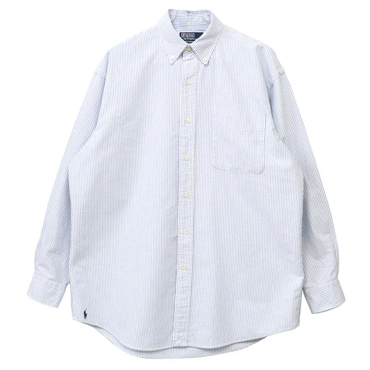 POLO RALPH LAUREN『ビッグ オックスフォードシャツ』(BLUE/WHITE)