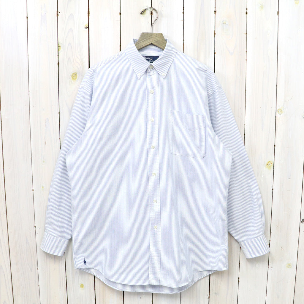 POLO RALPH LAUREN『ビッグ オックスフォードシャツ』(BLUE/WHITE)