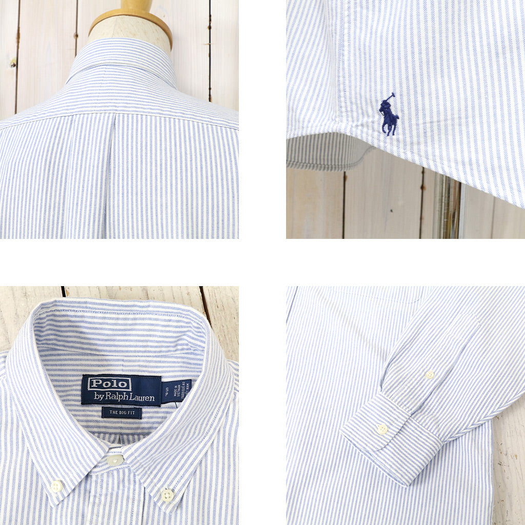 POLO RALPH LAUREN『ビッグ オックスフォードシャツ』(BLUE/WHITE)