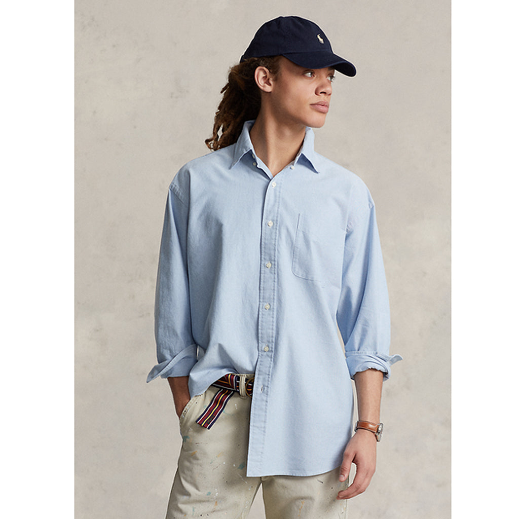 POLO RALPH LAUREN『ビッグ オックスフォードシャツ』(BLUE)