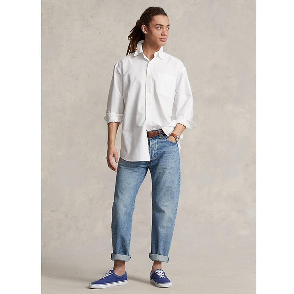 POLO RALPH LAUREN『ビッグ オックスフォードシャツ』(WHITE)(WOV16820343)