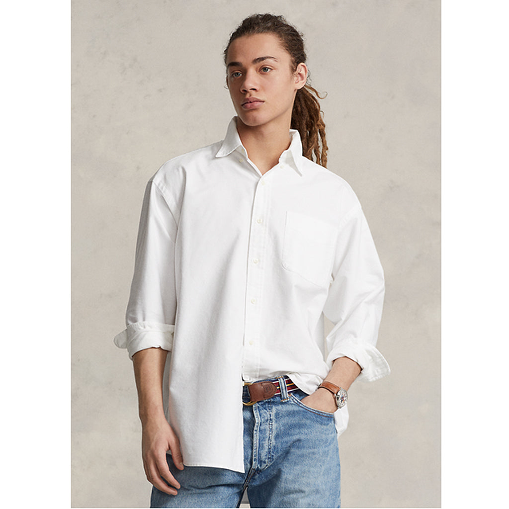 POLO RALPH LAUREN『ビッグ オックスフォードシャツ』(WHITE)(WOV16820343)