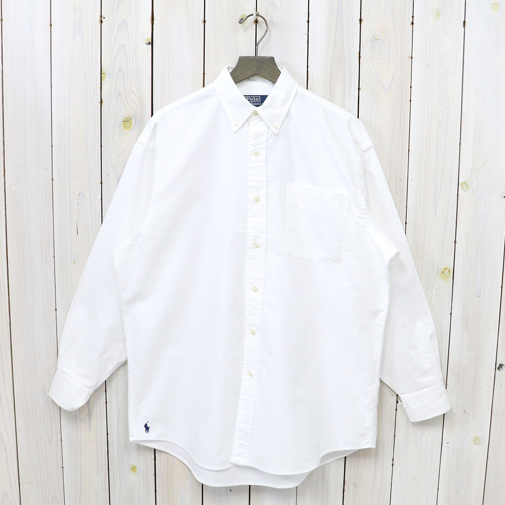 POLO RALPH LAUREN『ビッグ オックスフォードシャツ』(WHITE)(WOV16820343)