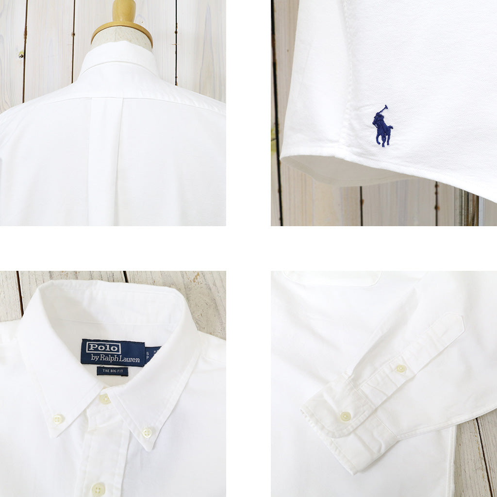 POLO RALPH LAUREN『ビッグ オックスフォードシャツ』(WHITE)(WOV16820343)