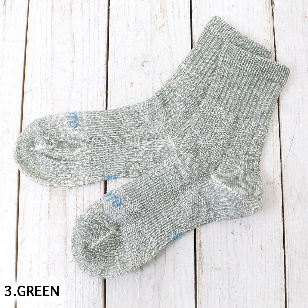 ROTOTO『DOUBLE FACE MID SOCKS “ORGANIC COTTON”』