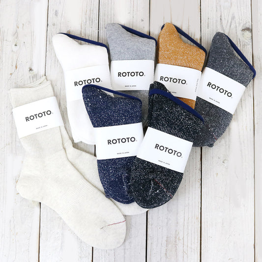 ROTOTO『WASHI PILE CREW SOCKS』