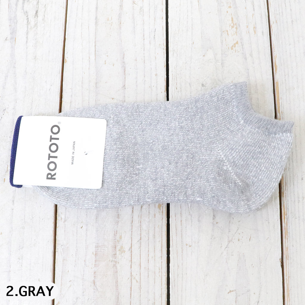 ROTOTO『WASHI PILE SOCKS SHORT』