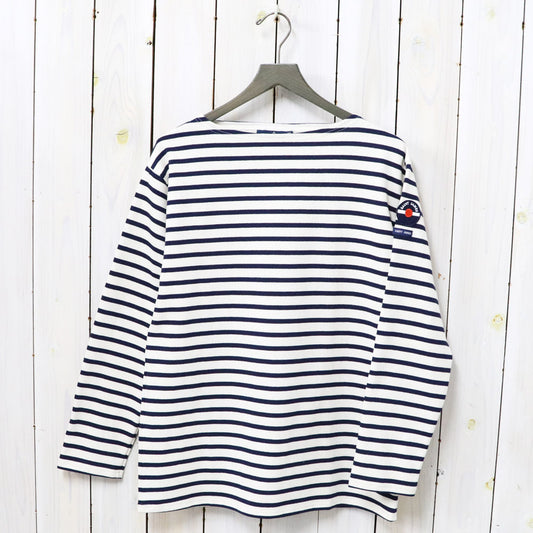 SAINT JAMES『OUESSANT PATCH』(ECRU/MARINE)