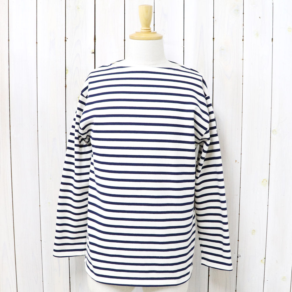 SAINT JAMES『OUESSANT PATCH』(ECRU/MARINE)