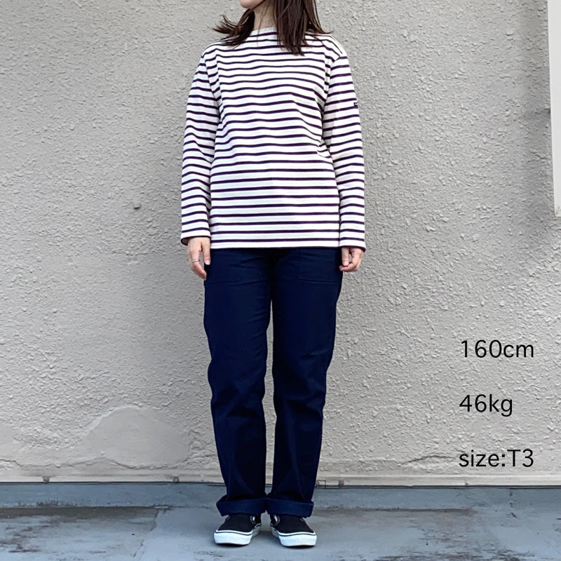 SAINT JAMES『OUESSANT』(ECRU/IMPERIAL)