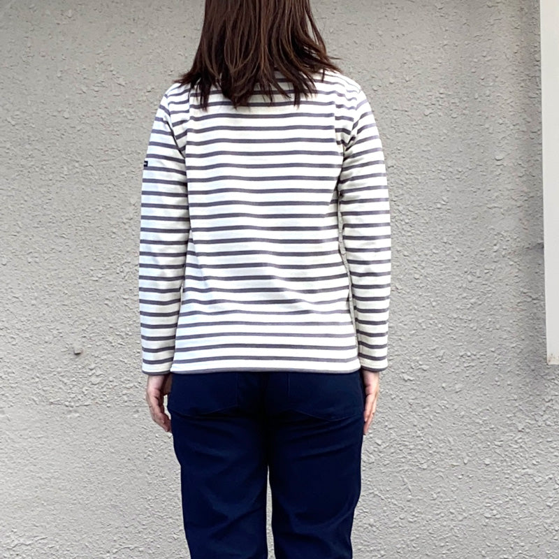 SAINT JAMES『OUESSANT』(ECRU/CHROME)