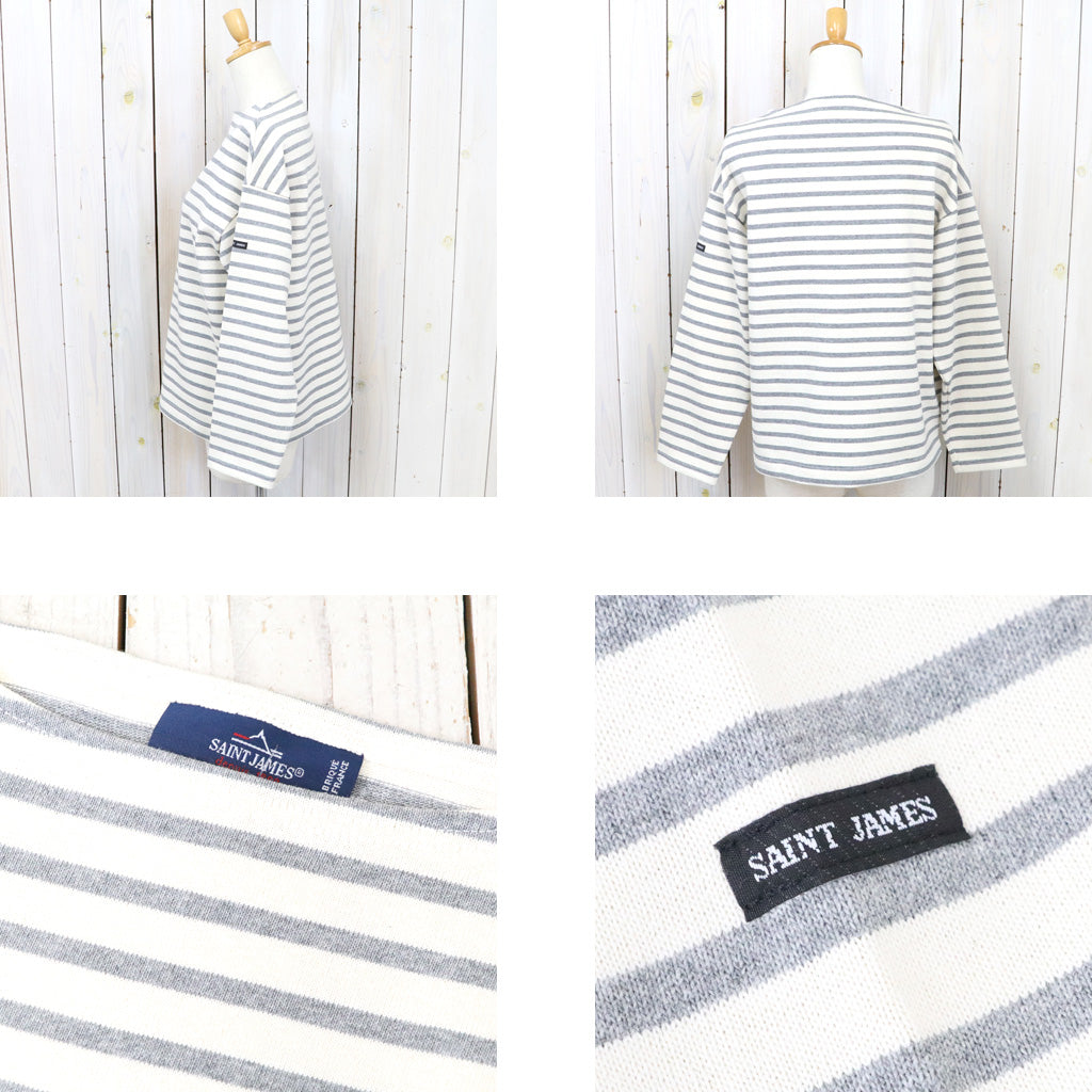 SAINT JAMES『OUESSANT LOOSE』(ECRU/GRIS)