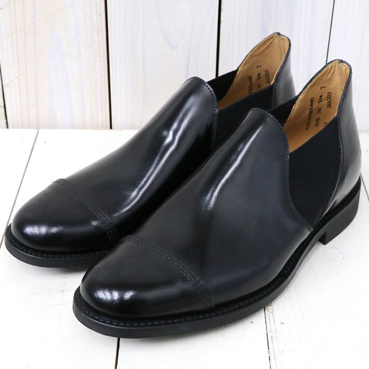 SANDERS『Military Cap Toe Short Chelsea』(Black)