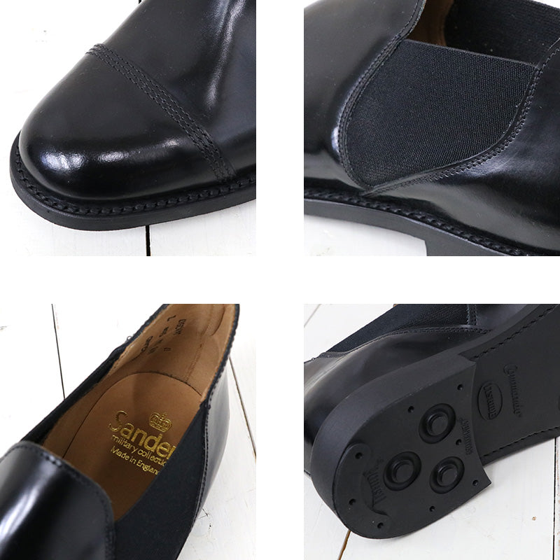 SANDERS『Military Cap Toe Short Chelsea』(Black)