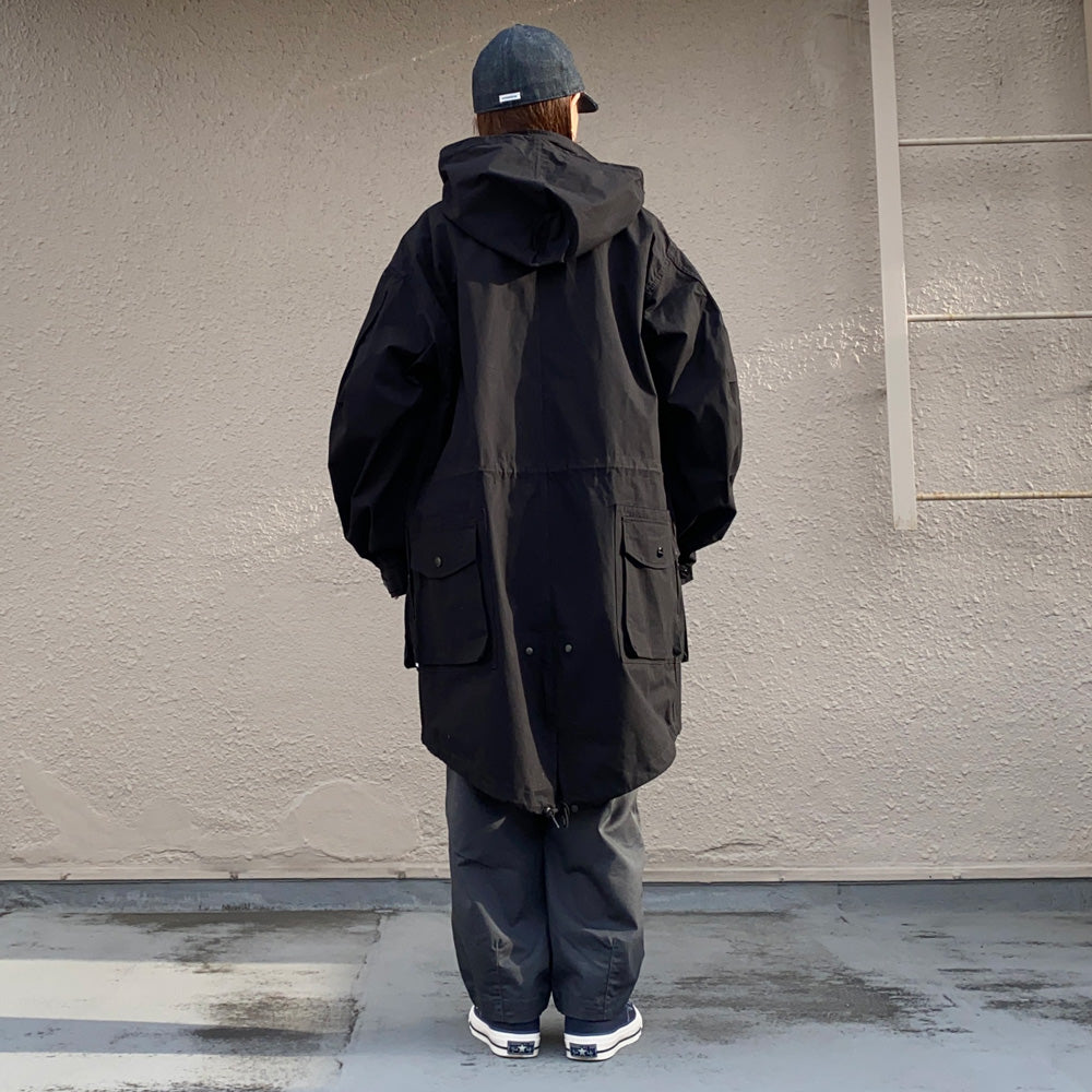 SASSAFRAS『DIGS CREW COAT(C/CORDURA NYLON OXFORD)』(BLACK)